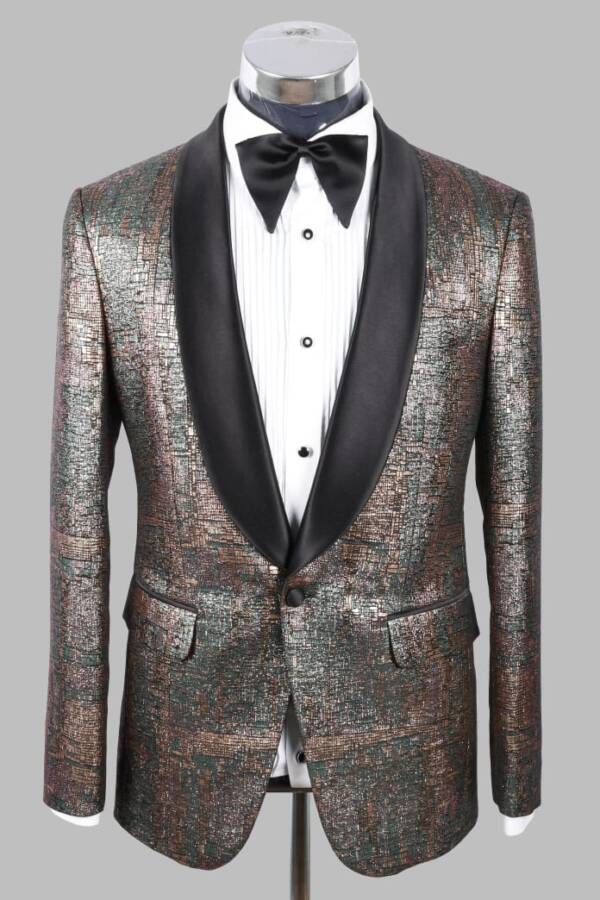 Liver Color Taxido suit